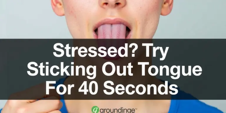 Stressed? Try Sticking Out Your Tongue For 40 Seconds - groundinge