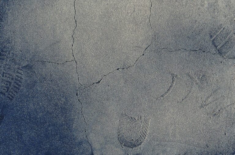 An editorial image illustrating concrete and earthing evidence on urban ground contact.