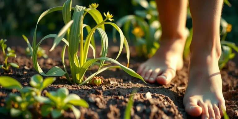 Illustration for A Seasonal Guide to Barefoot Gardening for Lower Back Pain and Inflammation