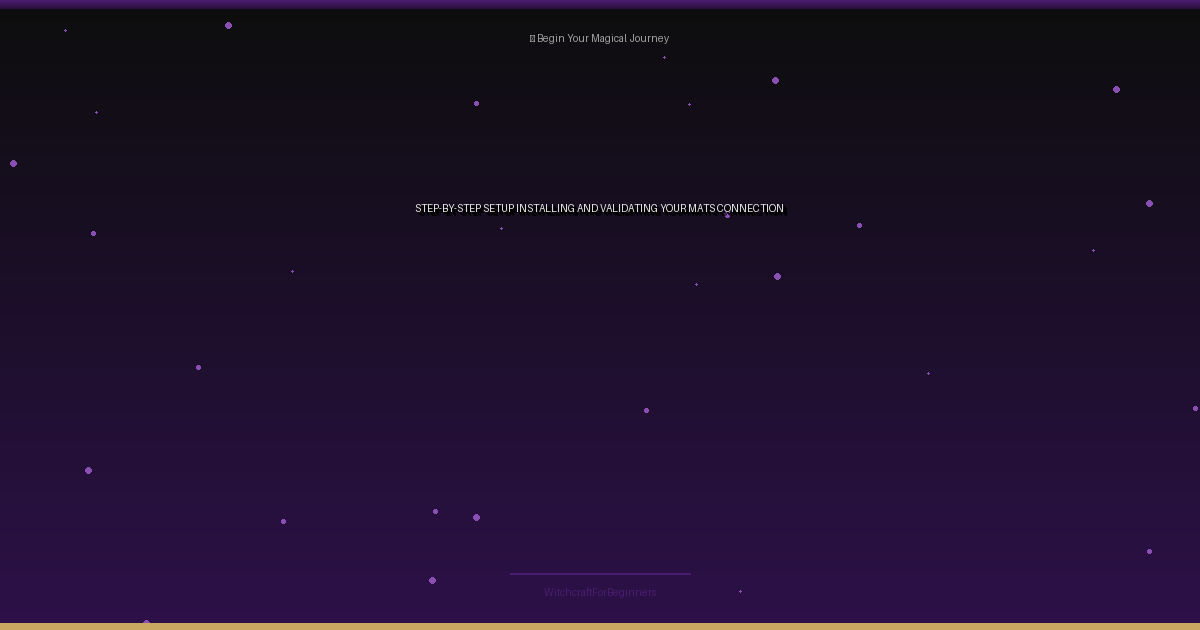 Step-by-Step Setup: Installing and Validating Your Mat's Connection